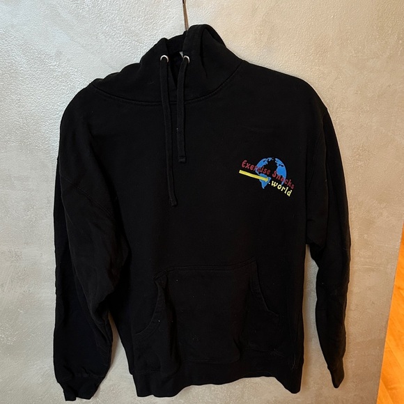 Exercise Snacks Black Hoodie - Picture 3 of 3